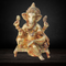 Brass Ganesh Ji God Idol Statue 2.86 Kg